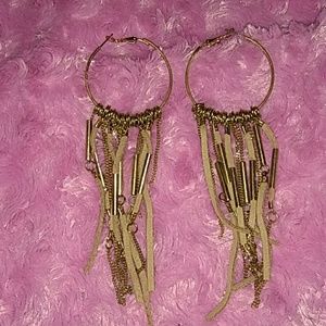 Hoop me down earrings